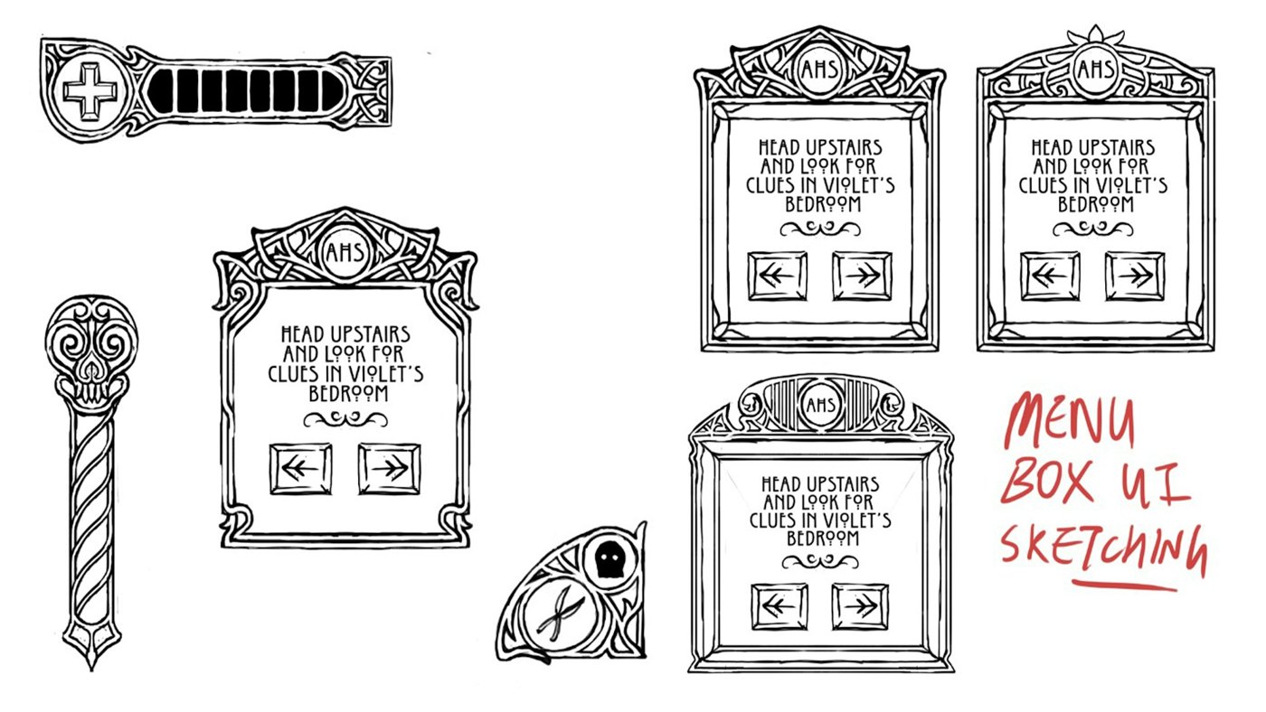 Game UI sketches