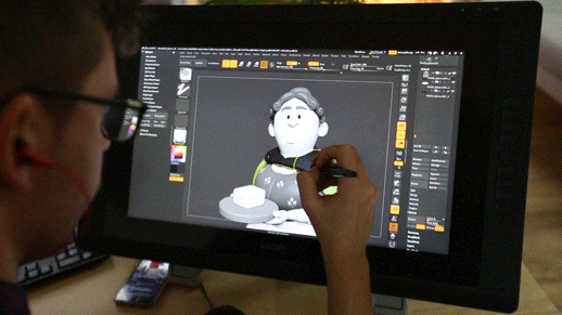 Sculpting a character