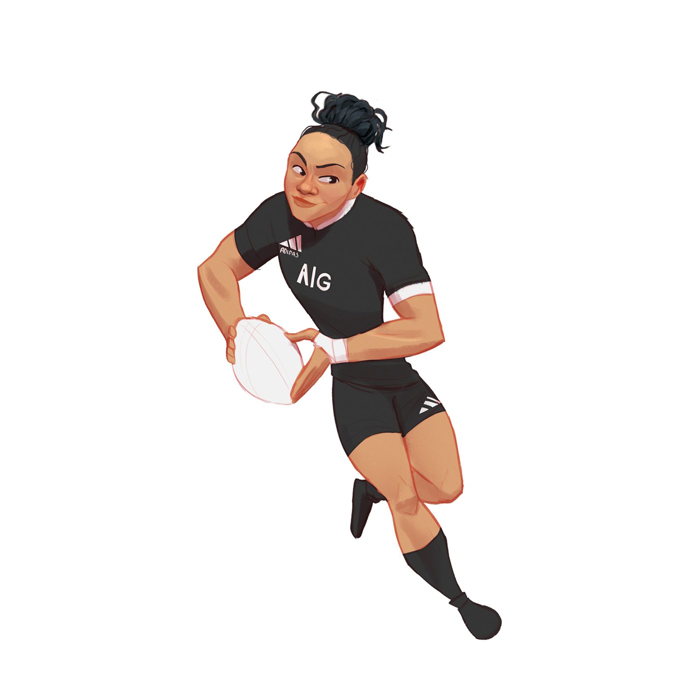 All Blacks character, Portia
