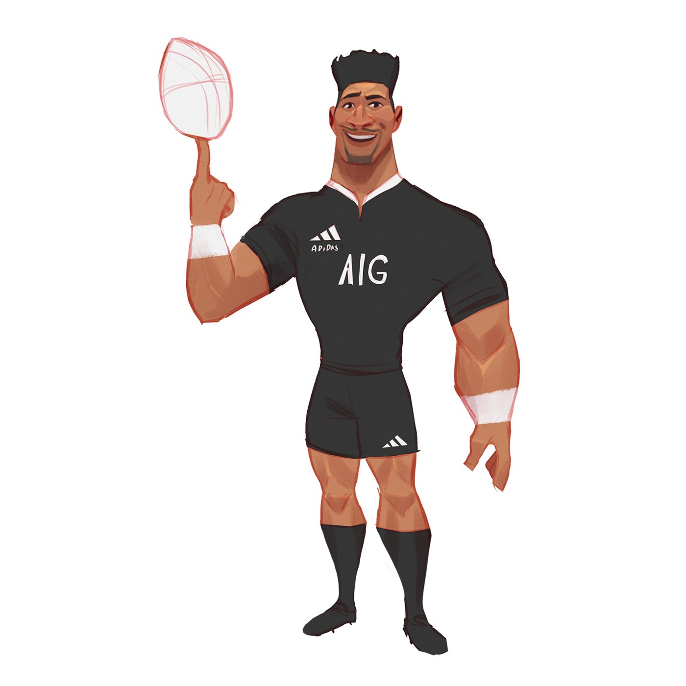 All Blacks character, Ardie
