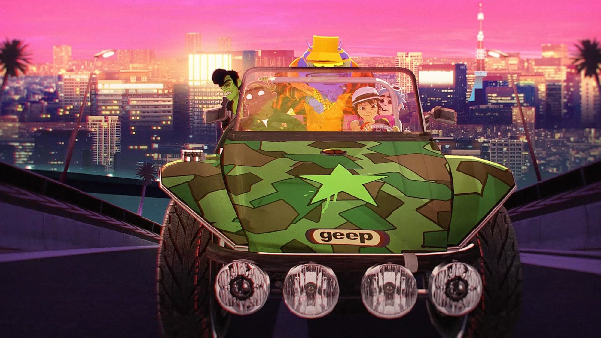 Gorillaz Mission M101 key art