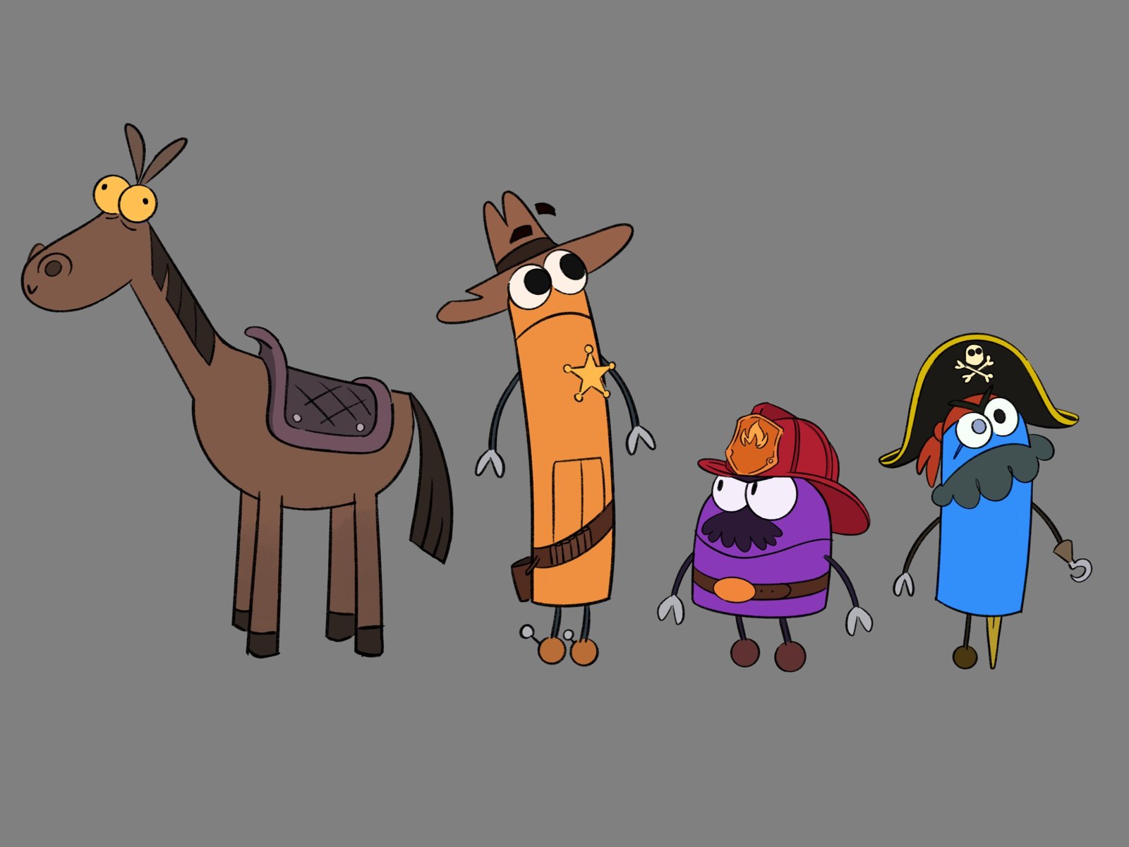 StoryBots Character concepts