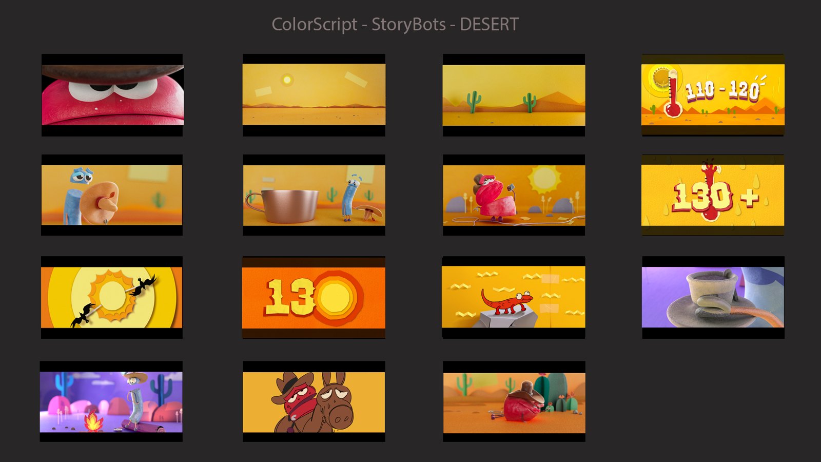 StoryBots Desert colour script