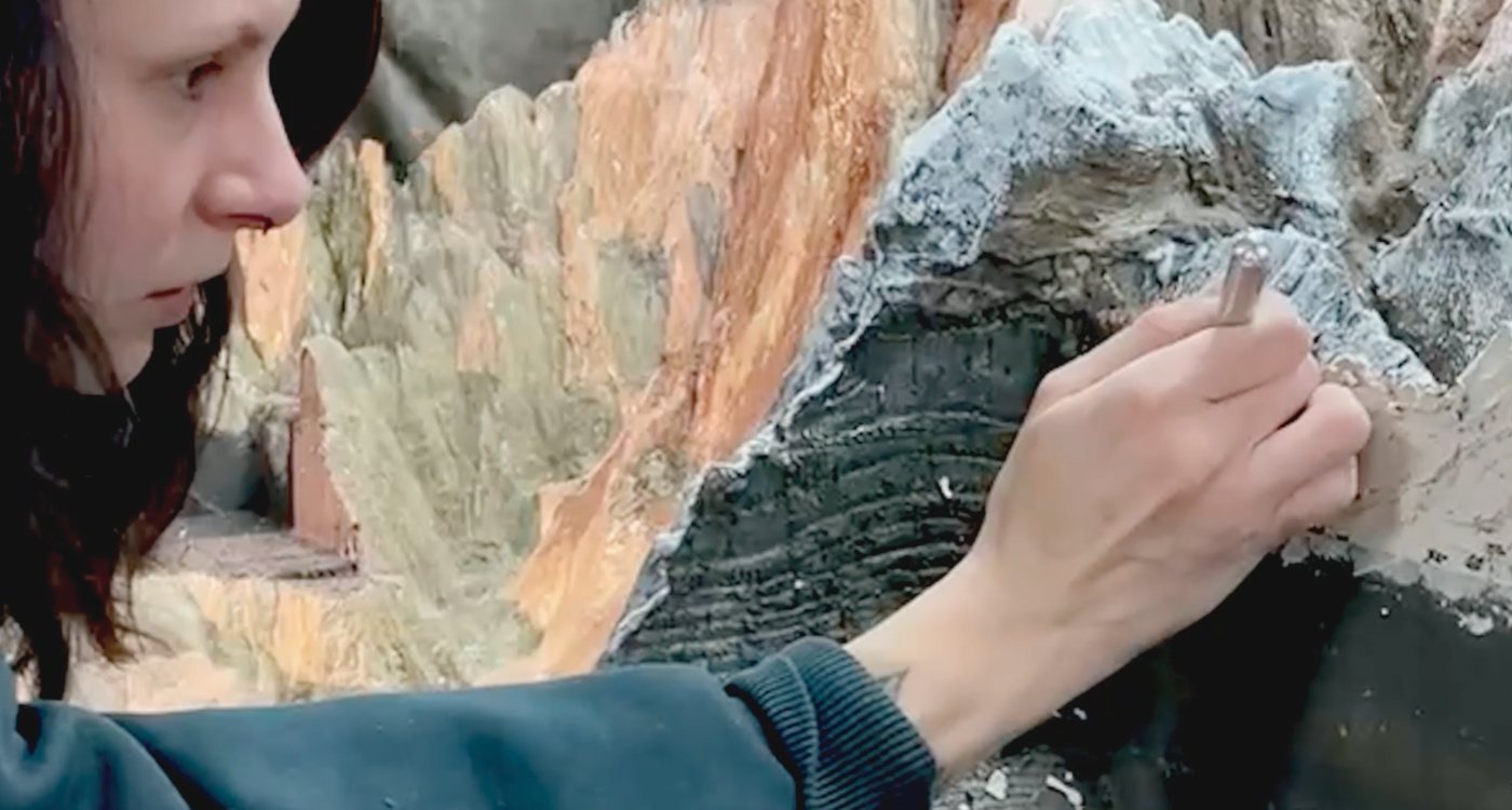 Sculpting the mountain terrain