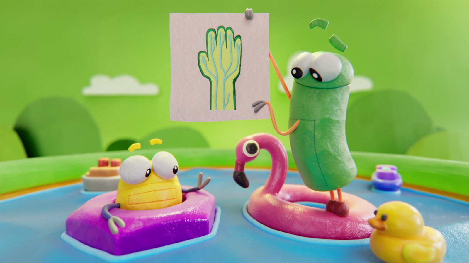 StoryBots Paddling pool, 3D