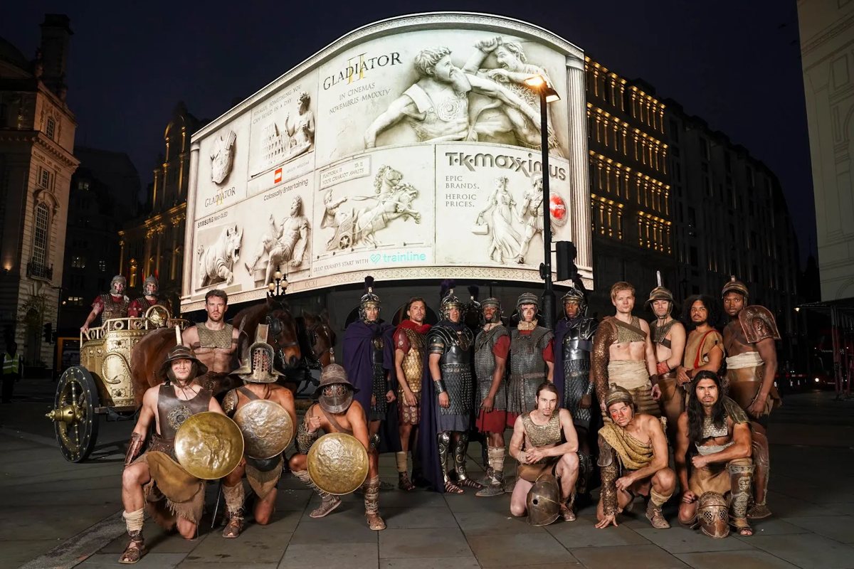 Gladiator II DOOH, Piccadilly
